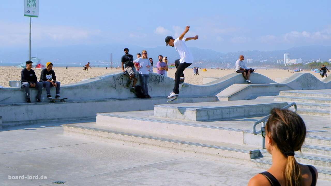Los Angeles Venice Beach Skatepark am Strand 2018