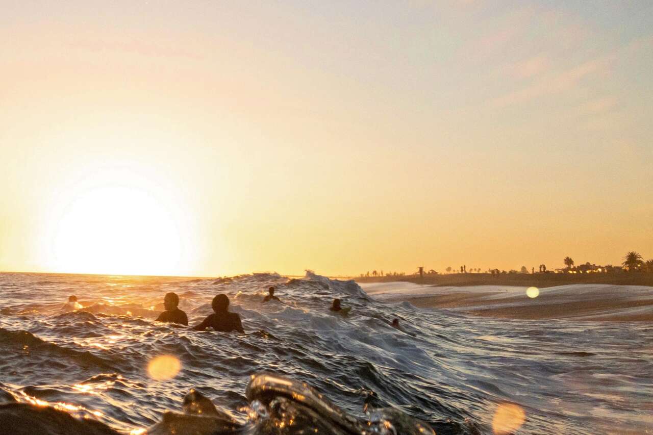 newport beach the wedge surfing by philip graves