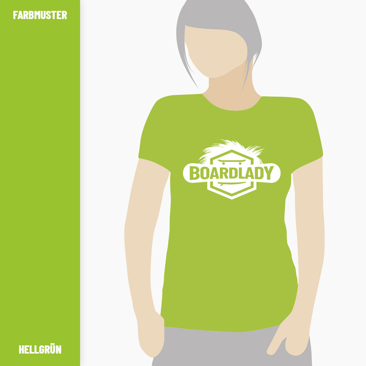 premium t shirt damen board lady b&c rundhals