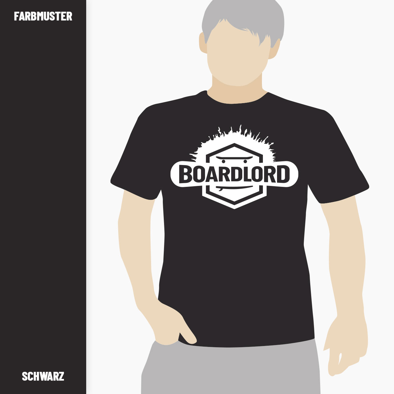 t shirt herren premium board lord 01 color b schwarz