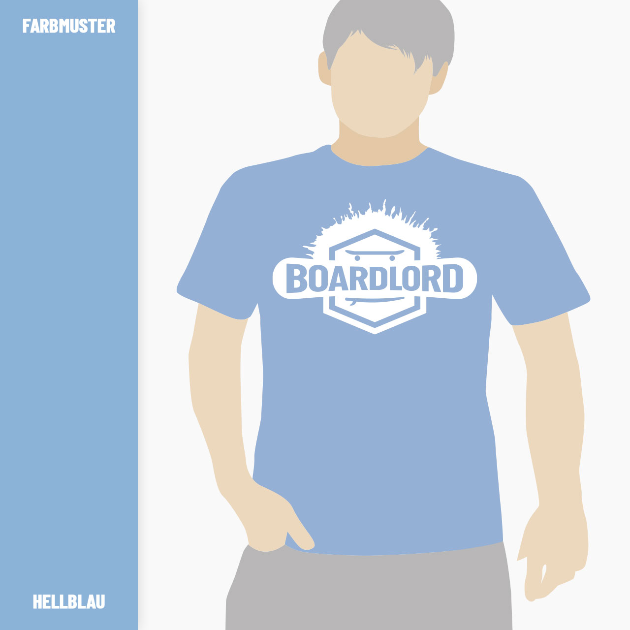 t shirt herren premium board lord 01 color f hellblau