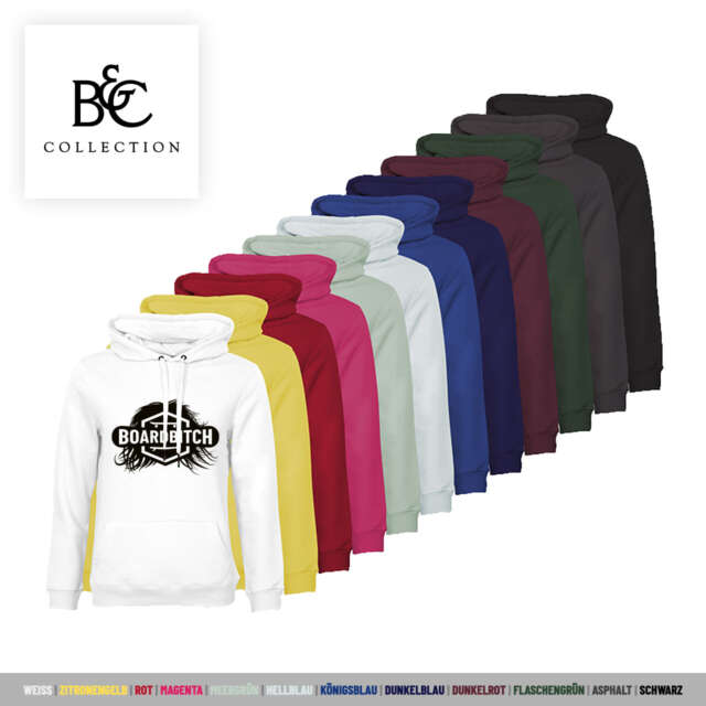 hoodie damen premium board bitch 01