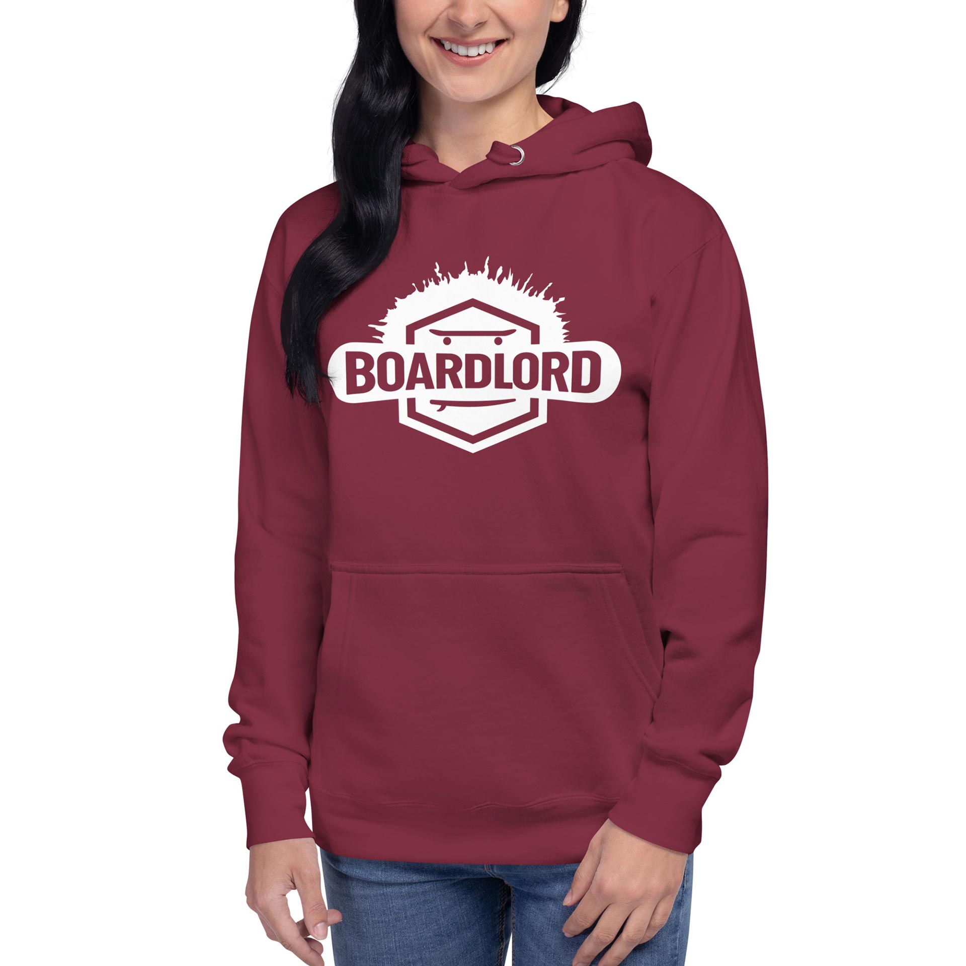 unisex premium hoodie maroon front 659490306d7f4