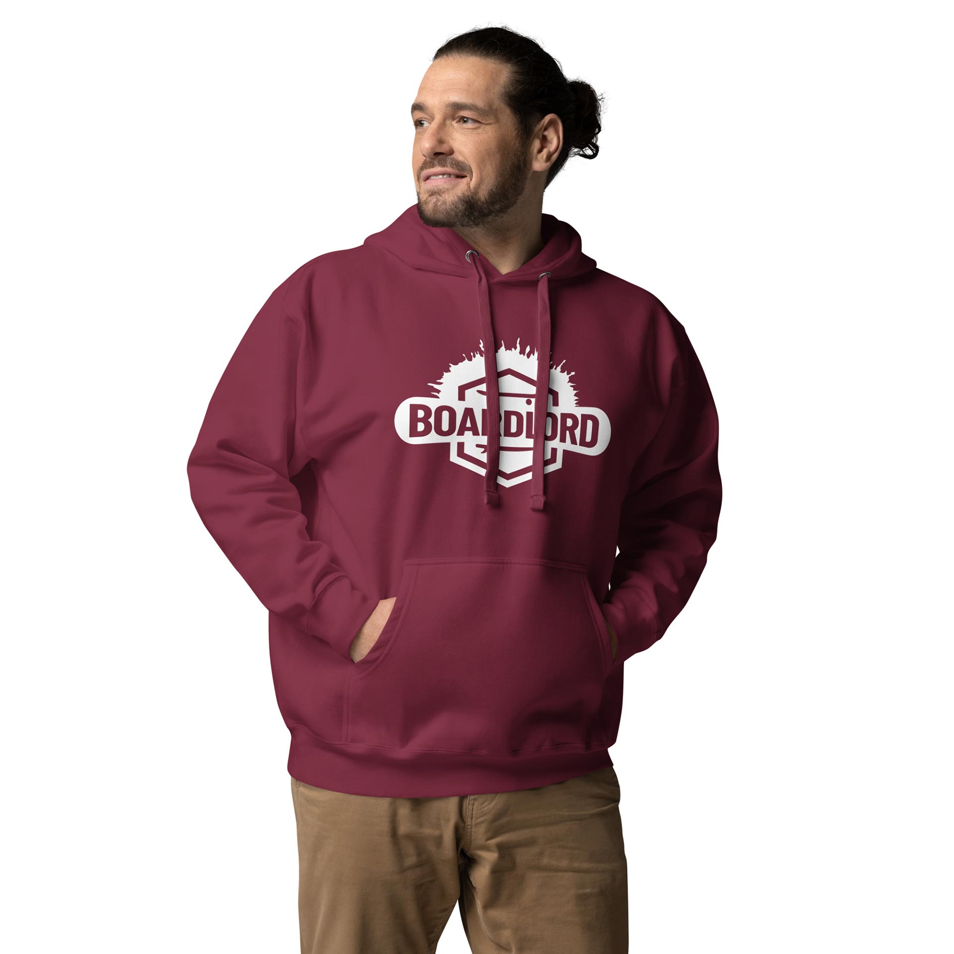 unisex premium hoodie maroon front 6594905acf36a